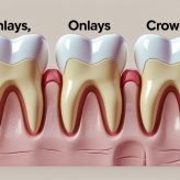 Feature (3) dental Crowns and Onlays
